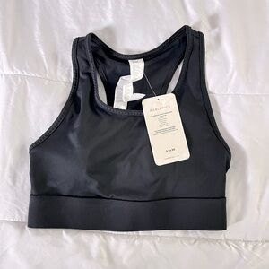 NWT Fabletics Black Sport Bra